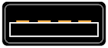 Black USB
