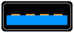 Blue USB